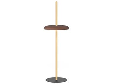 Pablo Nivel White Oak Espresso Wood Floor Lamp PABNIVEFLROAKBRN