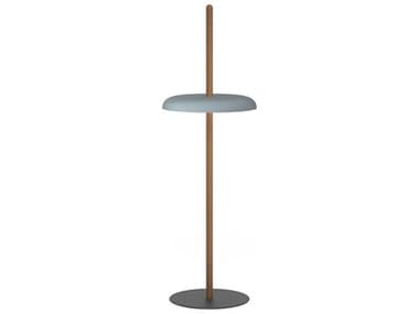Pablo Nivel Walnut Blue Brown Floor Lamp PABNIVEFLRWALBLU