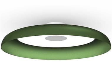 Pablo Nivel 1-Light Flush Green Round Mount PABNIVEFSH22GRN