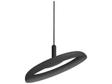 Pablo Nivel 1-Light Black Round Pendant PABNIVEPND15BLK