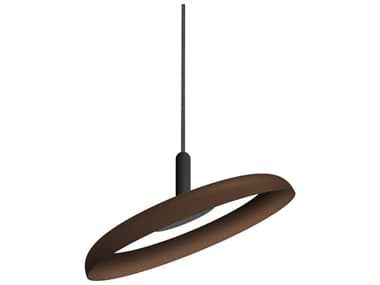 Pablo Nivel 1-Light Espresso Brown Round Pendant PABNIVEPND15BRN