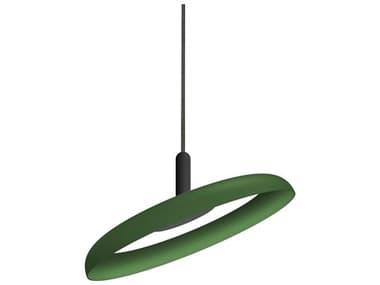 Pablo Nivel 1-Light Forest Green Round Pendant PABNIVEPND15GRN