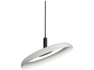 Pablo Nivel 1-Light White Round Pendant PABNIVEPND15WHT