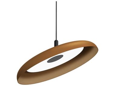Pablo Nivel 1-Light Terracotta Brown Round Pendant PABNIVEPND22TER