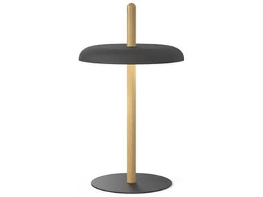Pablo Nivel White Oak Black Wood Table Lamp PABNIVETBLOAKBLK