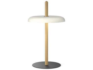 Pablo Nivel White Oak Wood Table Lamp PABNIVETBLOAKWHT