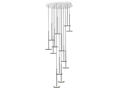 Pablo Sky Solo 5-Light Black Linear Chandelier PABSKY13CHANDBLK