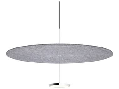 Pablo Sky 1-Light Grey Chrome Round Pendant PABSKYSND32STN