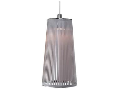 Pablo Solis 1-Light Silver Cylinder Pendant PABSOLI24SLV