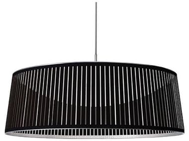 Pablo Solis 1-Light Black Drum Pendant PABSOLIDR36BLK