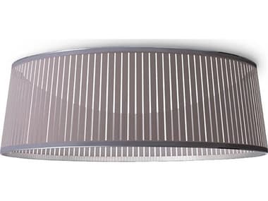 Pablo Solis 1-Light Silver Drum Flush Mount PABSOLIDRFSH36SLV