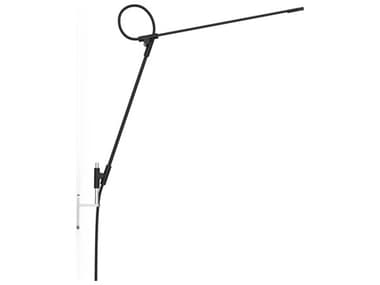 Pablo Superlight 1-Light Black Swing Wall Sconce PABSUPEWALLBLK