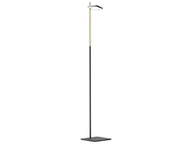 Pablo Talia Black Brass Floor Lamp PABTALIFLRBLKBRA