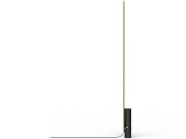 Pablo T.O Black Marble Brass Floor Lamp PABTOFLRBLKBRA