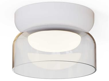 Pablo Totem Mini 1-Light Clear Dome Flush Mount PABTOTEMINIFSHCLR