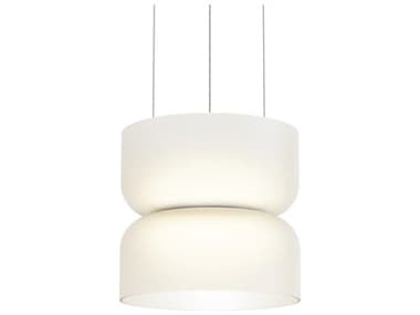 Pablo Totem Mini 2-Light White Geometric Pendant PABTOTEMINIUPDWNWHTWHT