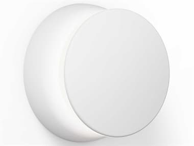 Pablo Totem Puck 1-Light White Wall Sconce PABTOTEPUCKWHTWHT