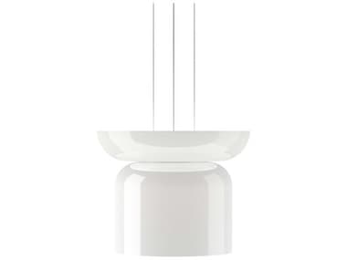 Pablo Totem Up and Down 2-Light Opal White Geometric Pendant PABTOTEUPDWNBD