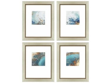 Paragon Abstract Galene Wall Art Set of 4 PAD13018