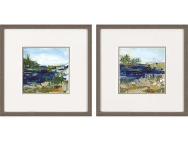 Paragon Waterside Coastal Sand Wall Art Set of 2 PAD13910