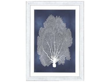 Paragon Waterside Sea Fan on Blue-II Wall Art PAD14011