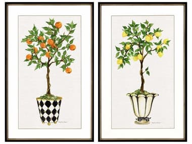 Paragon Florals Fruit Topiary Wall Art Set of 2 PAD14018