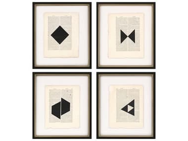 Paragon Vintage Geometrics-I Wall Art Set of 4 PAD14228