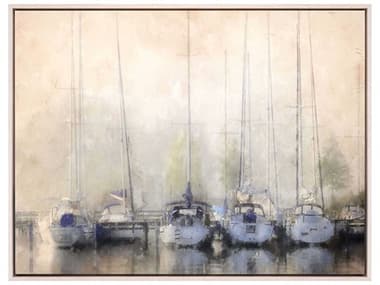 Paragon Waterside Sailboats in Fog Wall Art PAD15409