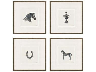 Paragon Animals Equestrian Wall Art (Set of 4) PAD15680