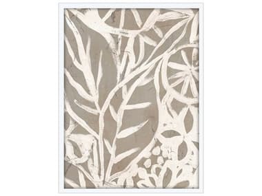 Paragon Florals Mudcloth Foliage-I Wall Art PAD15685