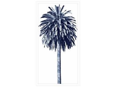 Paragon Waterside Palm Tree Blue-II Wall Art PAD15694