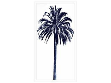 Paragon Waterside Palm Tree Blue-III Wall Art PAD15695