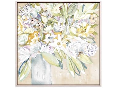Paragon Florals Soft Floral Burst-I Canvas Wall Art PAD15757