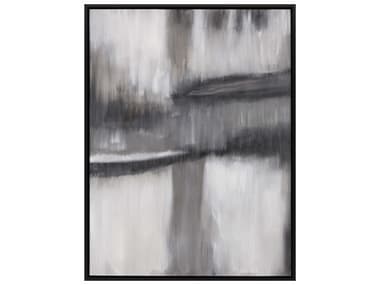 Paragon Abstract Grey Clouds-1 Canvas Wall Art PAD22049