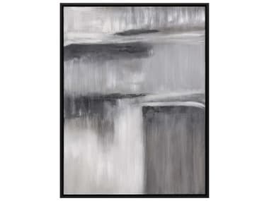 Paragon Abstract Grey Clouds-2 Canvas Wall Art PAD22050