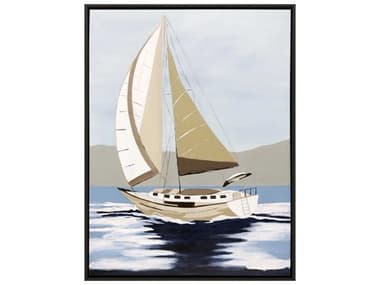 Paragon Waterside Sail the Seas-II Canvas Wall Art PAD22637