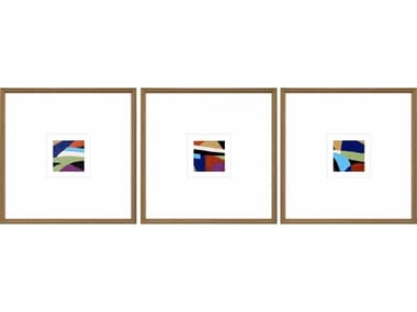 Paragon Abstract Color Squares-I Wall Art Set of 3 PAD22867