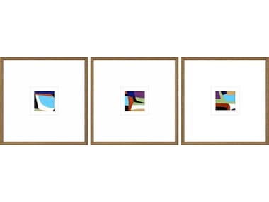 Paragon Abstract Color Squares-II Wall Art Set of 3 PAD22868