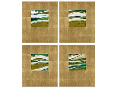 Paragon Abstract Galaxy Series-I Wood Wall Art Set of 4 PAD22875