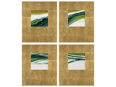 Paragon Abstract Galaxy Series-II Wood Wall Art Set of 4 PAD22876