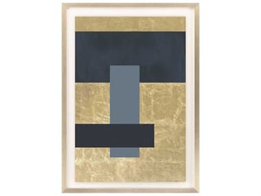 Paragon Geometrics Gold Colorblock-I Wall Art PAD22912