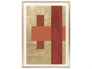 Paragon Geometrics Gold Colorblock-II Wall Art PAD22913