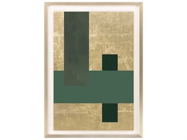 Paragon Geometrics Gold Colorblock-III Wall Art PAD22914