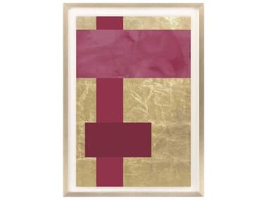 Paragon Geometrics Gold Colorblock-IV Wall Art PAD22915