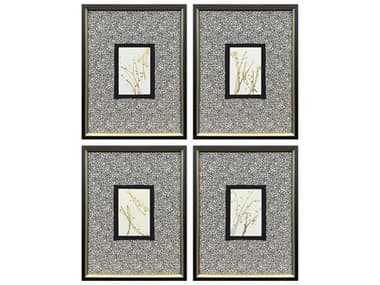 Paragon Geometrics Liquid Gold-II Wall Art Set of 4 PAD22926