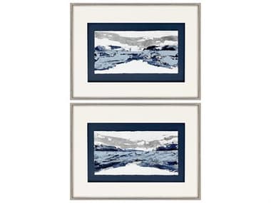 Paragon Abstract Blue View Wall Art Set of 2 PAD22927