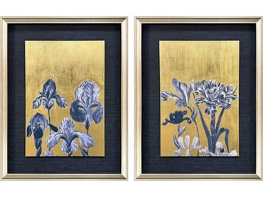 Paragon Florals Blue Iris-I Shadow Box Set of 2 PAD22944