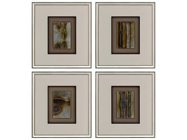 Paragon Abstract Striation-II Wall Art Set of 4 PAD2841