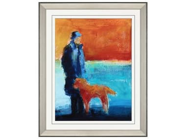 Paragon Figurative Green Red Dog and Fedora Wall Art PAD31005