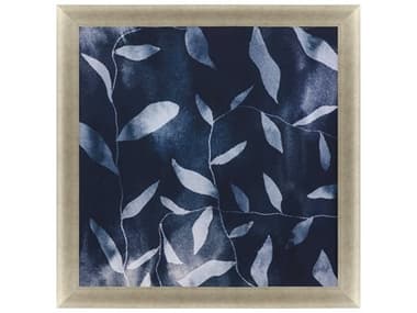 Paragon Florals Blue Shadowy Vines-I Canvas Wall Art PAD31071